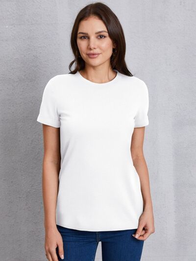 Round Neck Short Sleeve T-Shirt