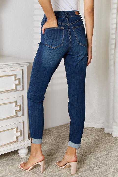 Judy Blue Full Size Skinny Cropped Jeans