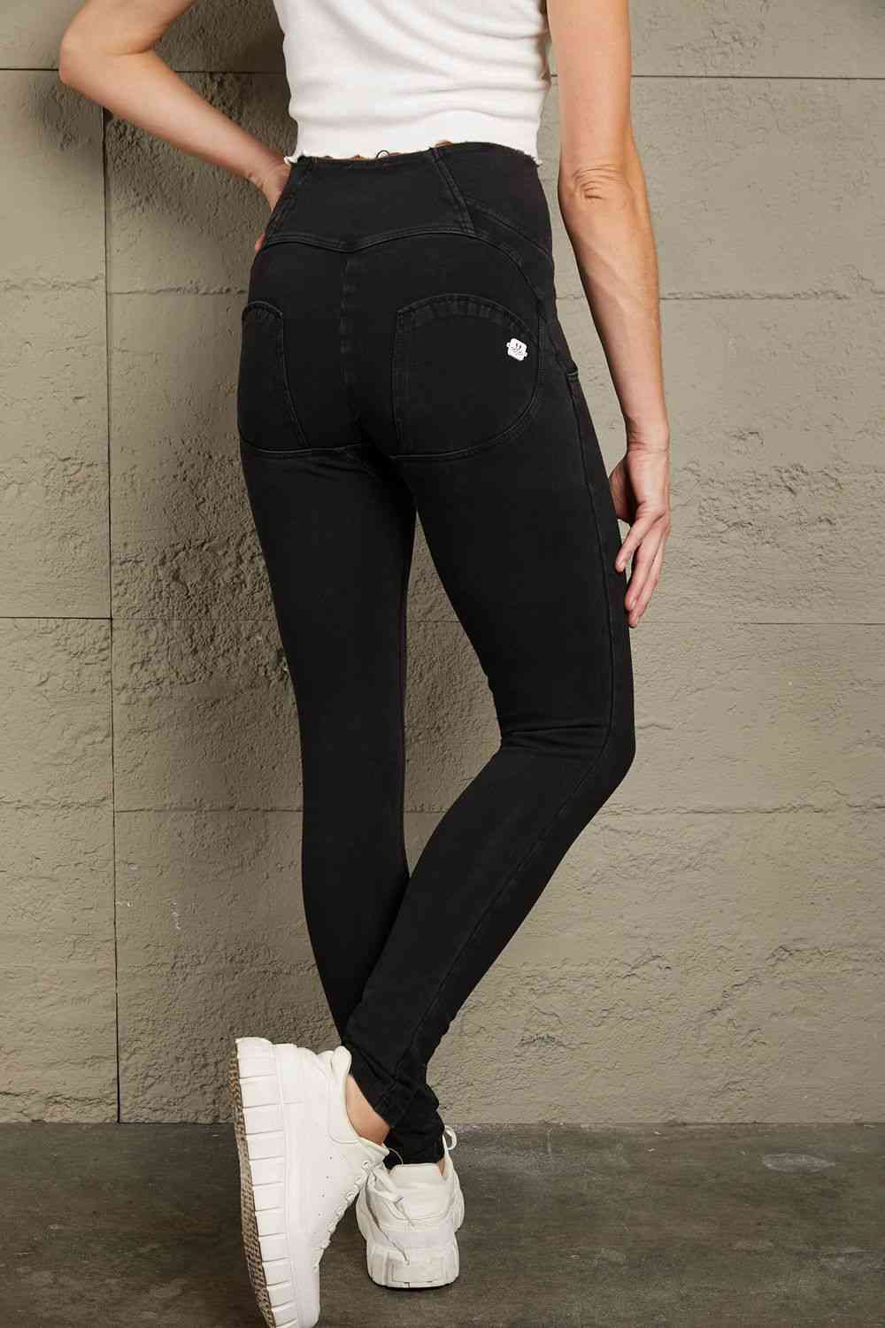 High Waist Skinny Long Jeans