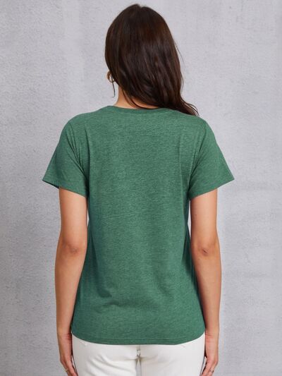 Round Neck Short Sleeve T-Shirt