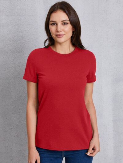 Round Neck Short Sleeve T-Shirt