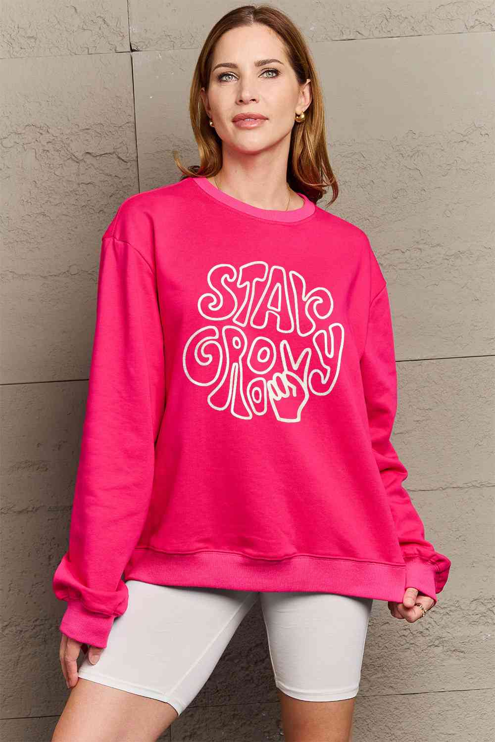 Simply Love Full Size Graphic Sweatshirt