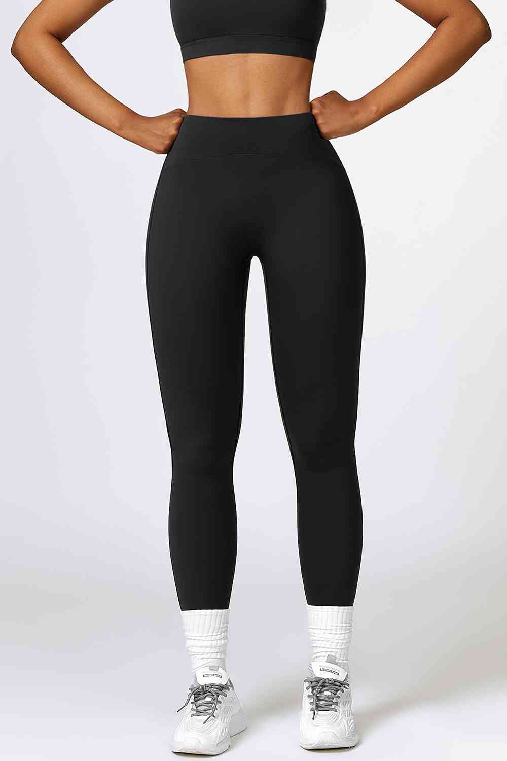 Breathable Wide Waistband Active Leggings