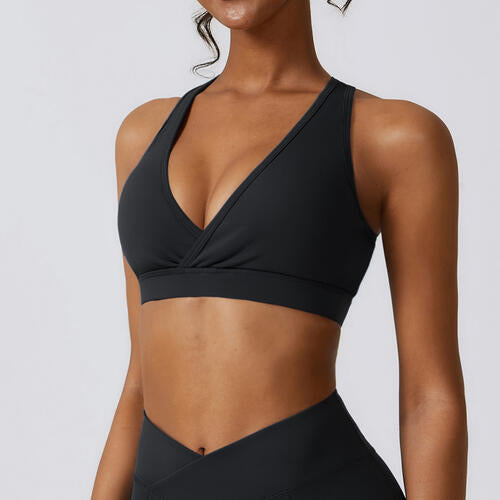 Wide Strap Active Bra