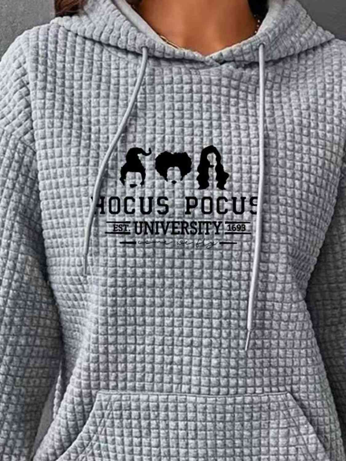 HOCUS POCUS Graphic Hoodie with Front Pocket