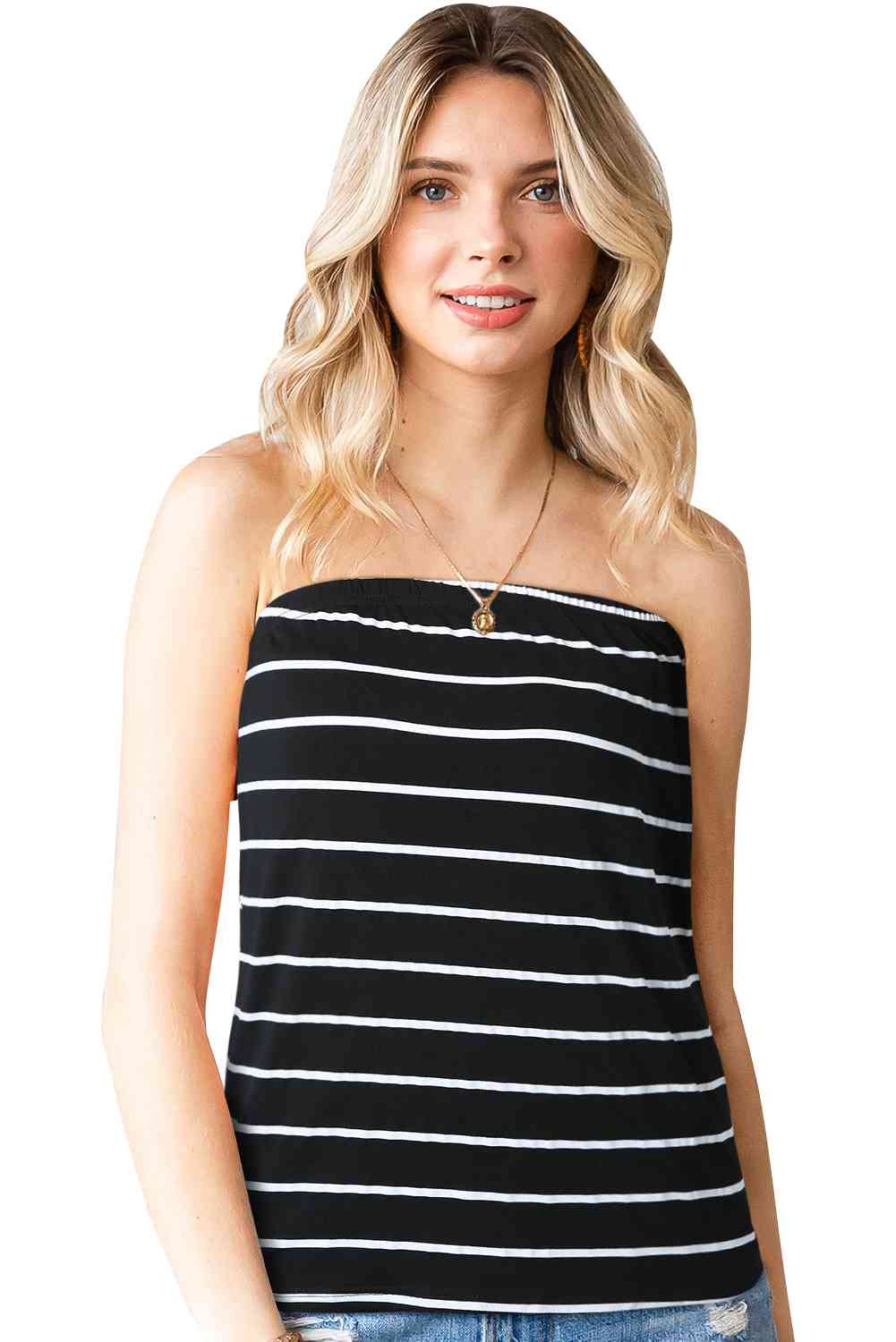 Striped Tube Top