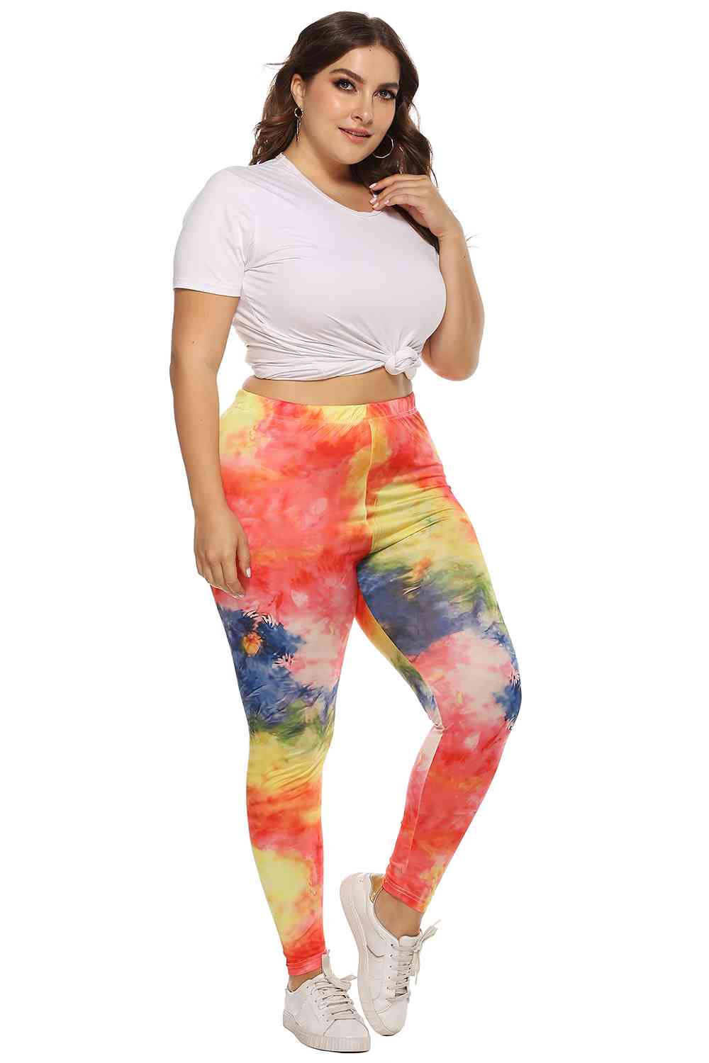 Plus Size Tie Dye Legging