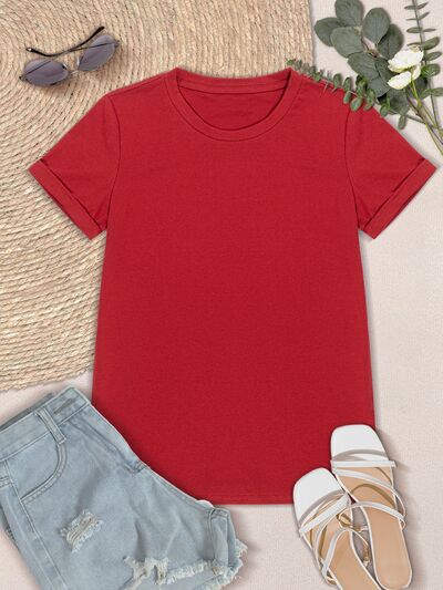 Round Neck Short Sleeve T-Shirt