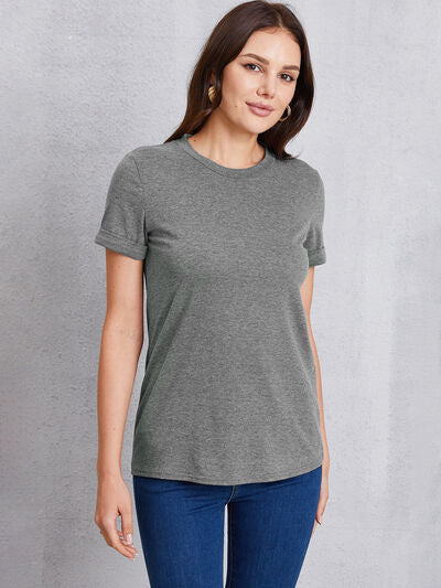 Round Neck Short Sleeve T-Shirt