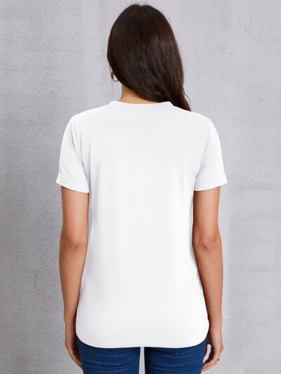 Round Neck Short Sleeve T-Shirt