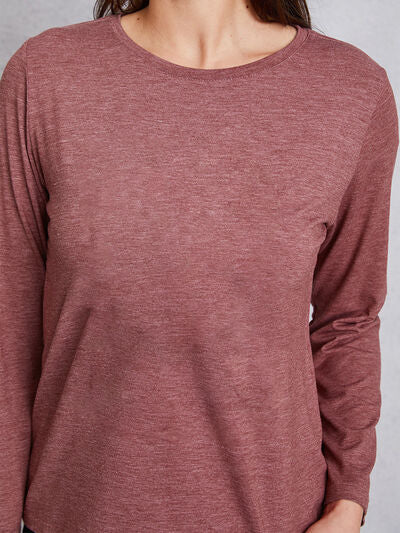 Round Neck Long Sleeve T-shirt