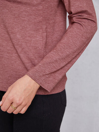 Round Neck Long Sleeve T-shirt