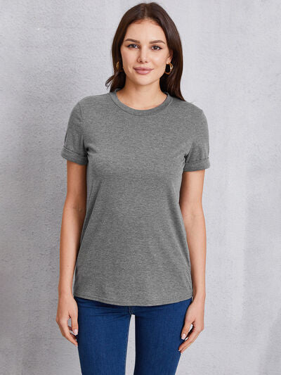 Round Neck Short Sleeve T-Shirt