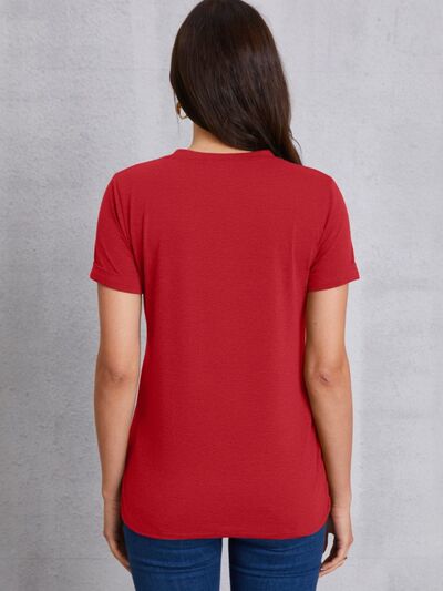 Round Neck Short Sleeve T-Shirt