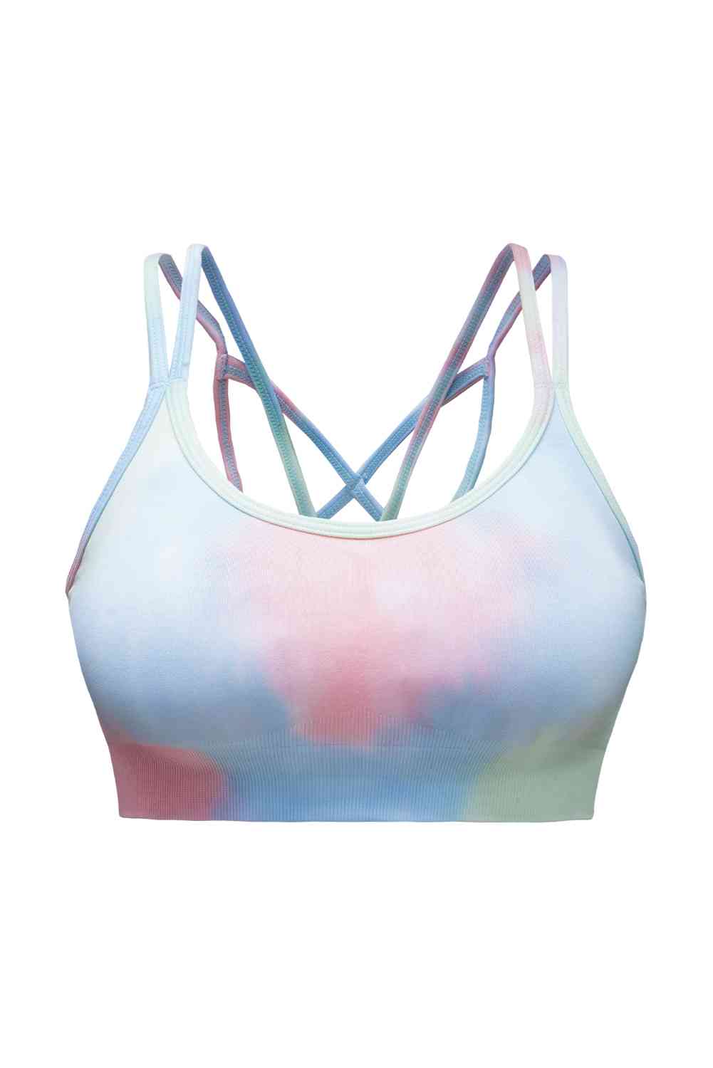 Tie-Dye  Double-Strap Sports Top