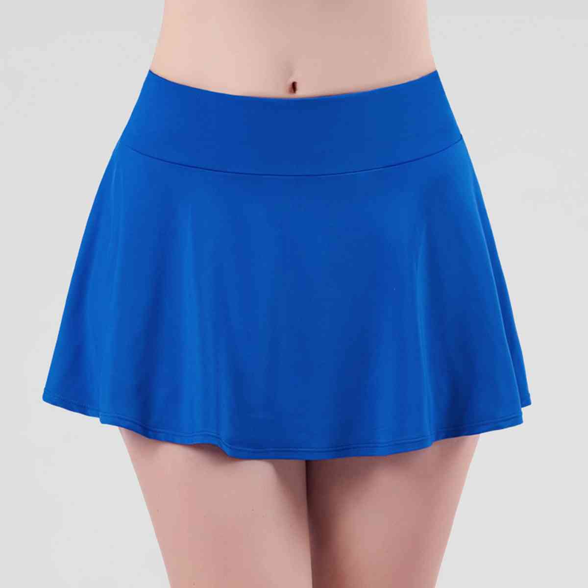 Wide Waistband Sports Skort