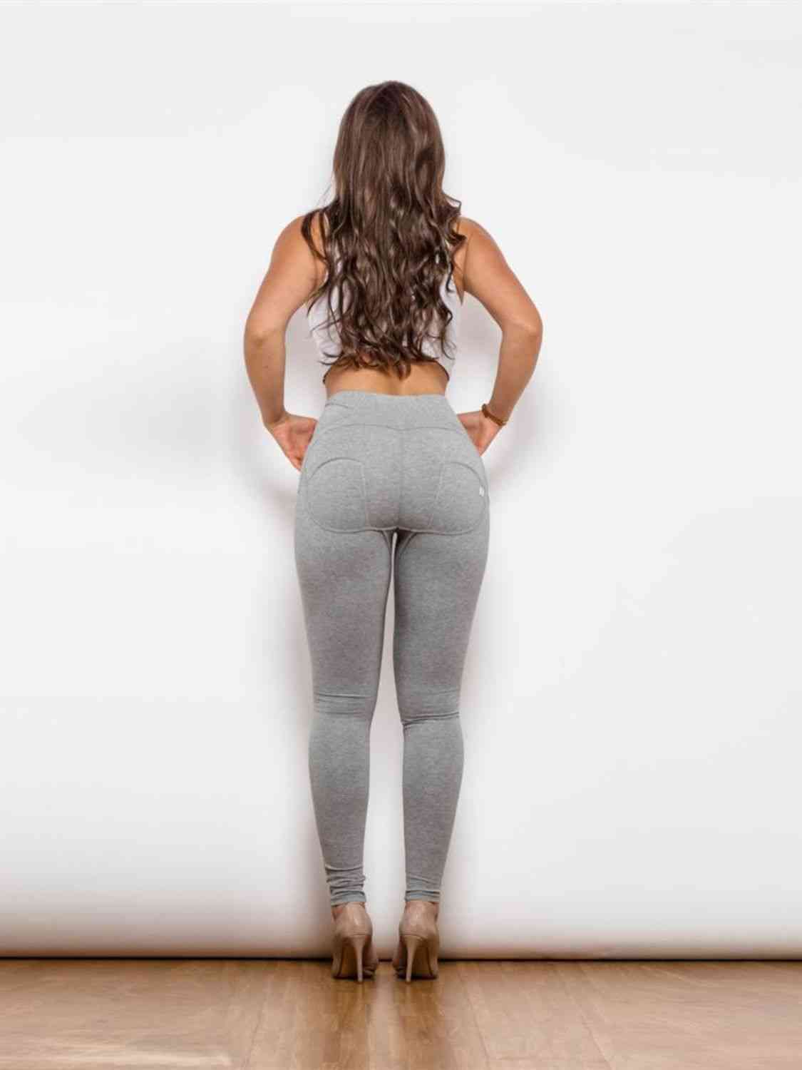 Full Size Zip Detail High Waist Leggings