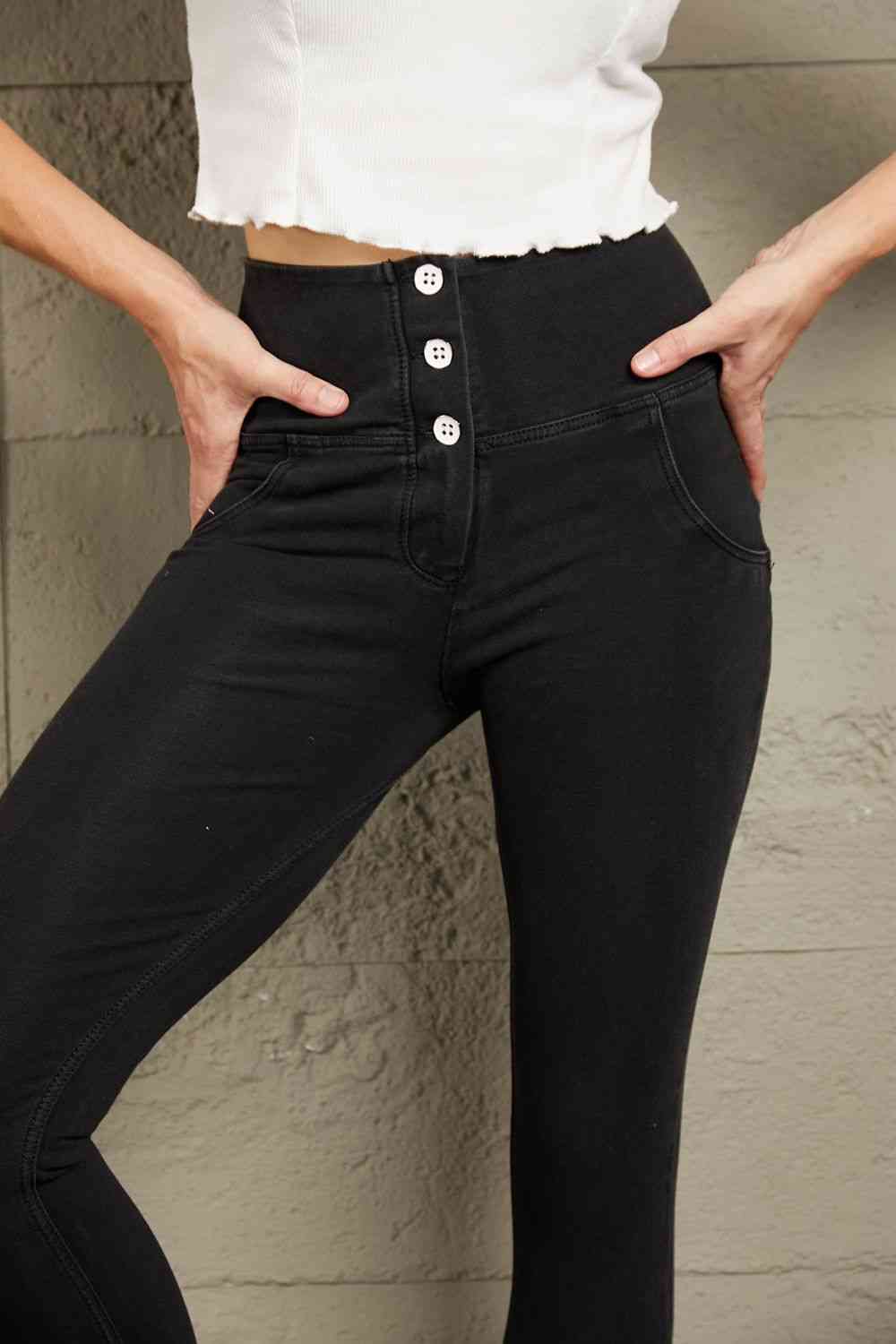 High Waist Skinny Long Jeans