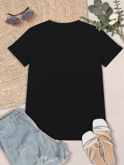 Round Neck Short Sleeve T-Shirt