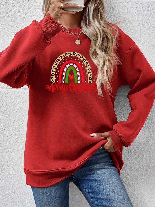 MERRY CHRISTMAS Graphic Sweatshirt