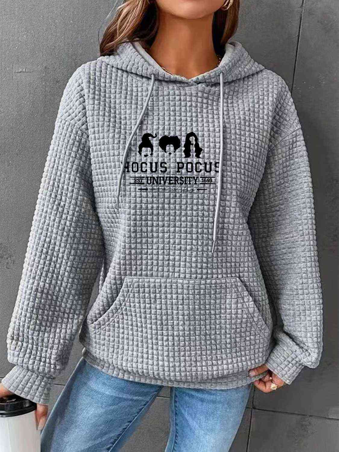 HOCUS POCUS Graphic Hoodie with Front Pocket