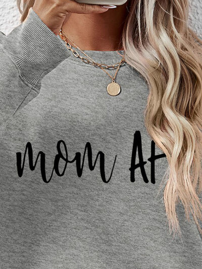 Letter Graphic Dropped Shoulder Sweatshirt