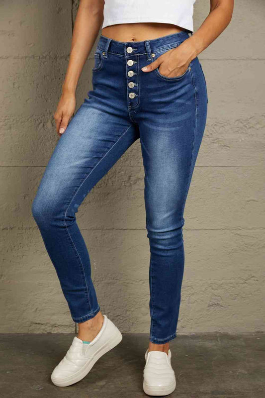 Baeful What You Want Button Fly Pocket Jeans