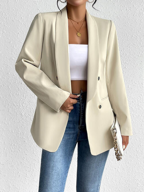 Open Front Long Sleeve Blazer